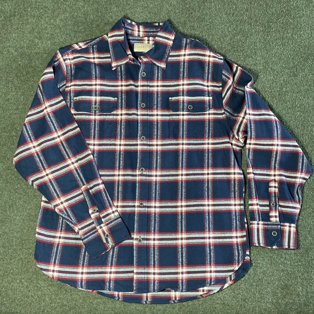 Jachs Men’s Brawny Flannel Shirt. NWOT